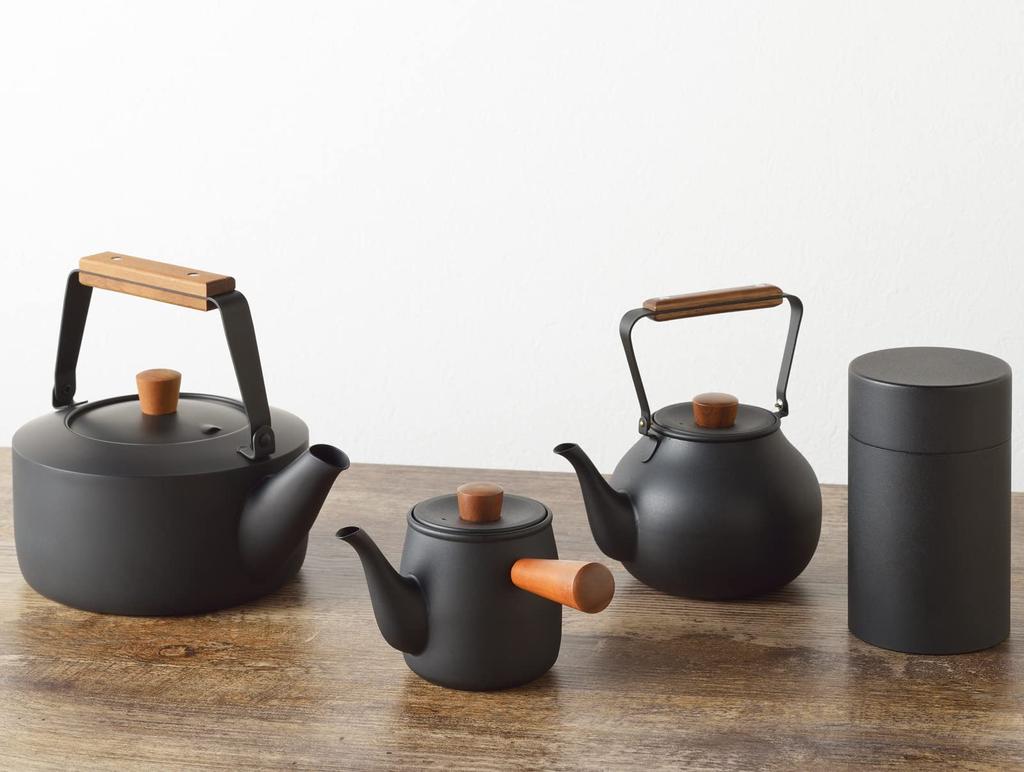 Miyazaki Seisakusho Tea Kettle IH Compatible Black Kettle (Small) 1.5L CHA-11