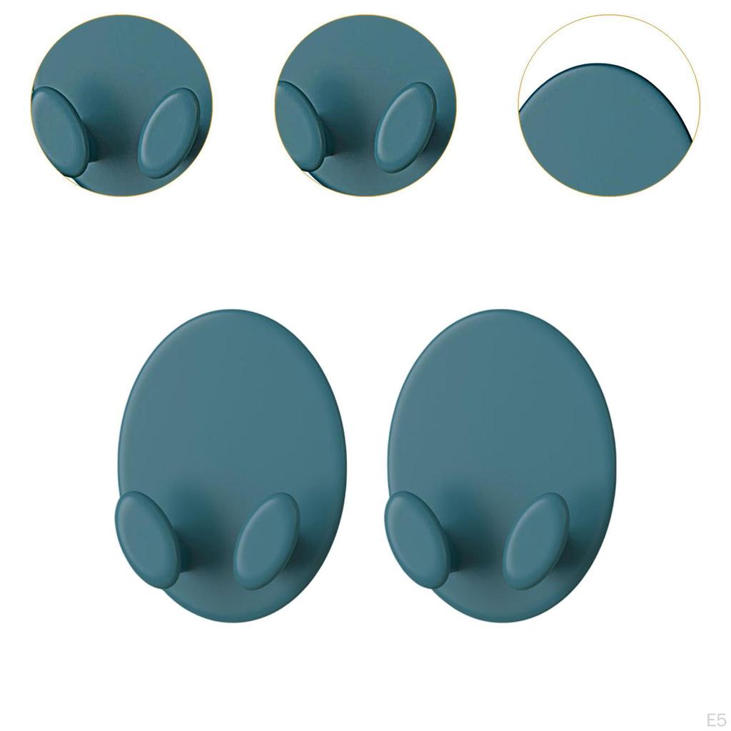 2 Parts Badminton Racket Hook Wall -mounted Racks Easy to Install.