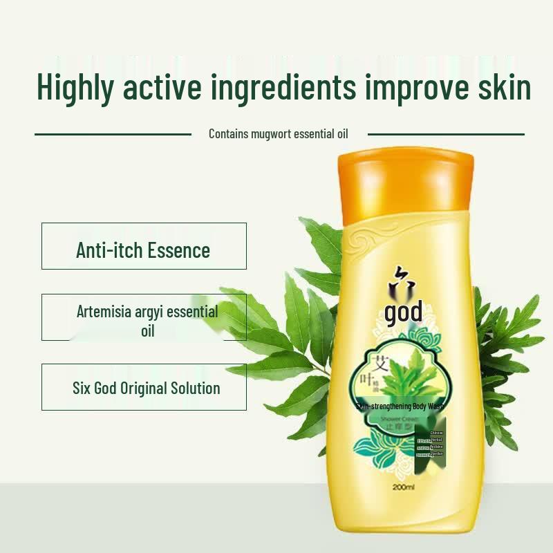 Liushen Artemisia Argyi Anti-itch Shower Gel