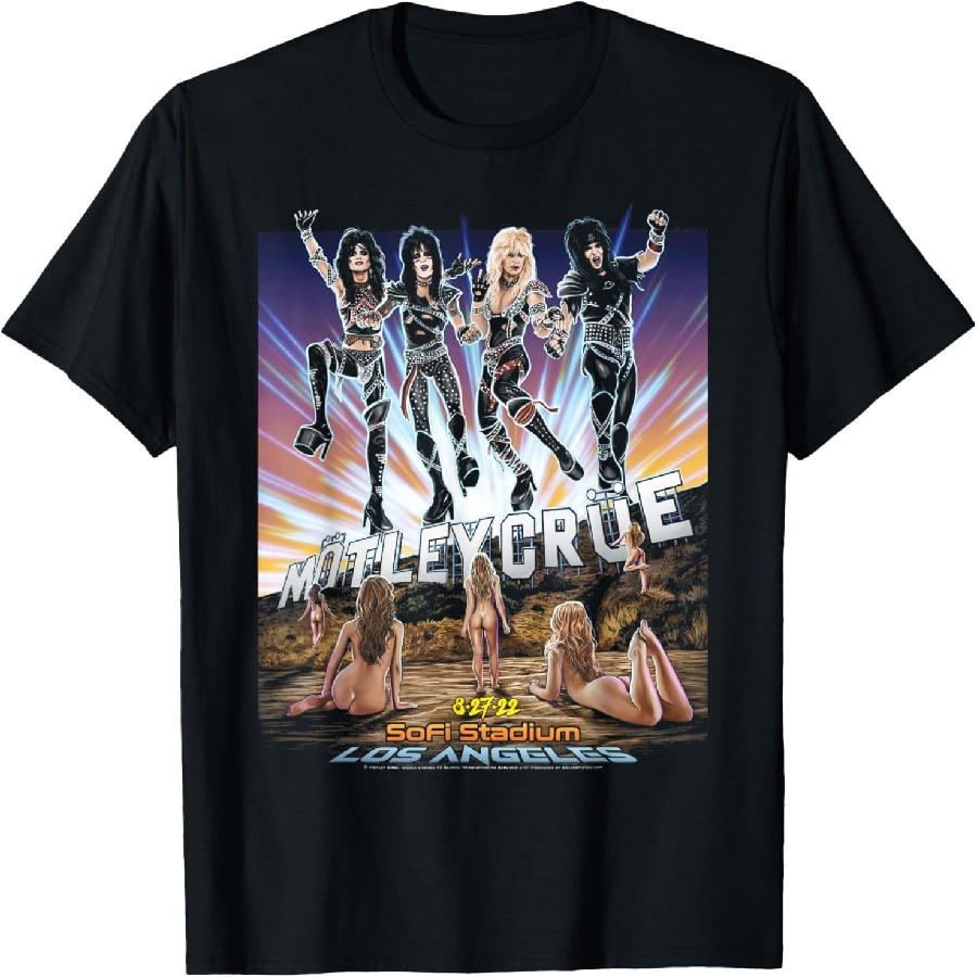 Mötley Crüe - Футболка The Stadium Tour Лос-Анджелес XXXXXL чёрный