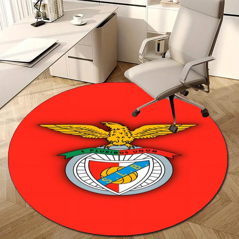 Personalized B-Benfica Round Chair Office Rug - Perfect for Mat, Office Chair & More - Ideal Gift for Birthdays and Holidays