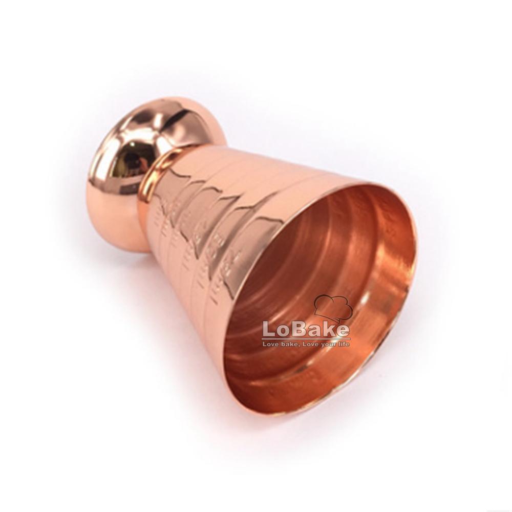 Stainless Steel Bar Wine Whisky Cocktail Wine Cups & Mugs Measuring Cup 15--75ml for Drinking Supplies