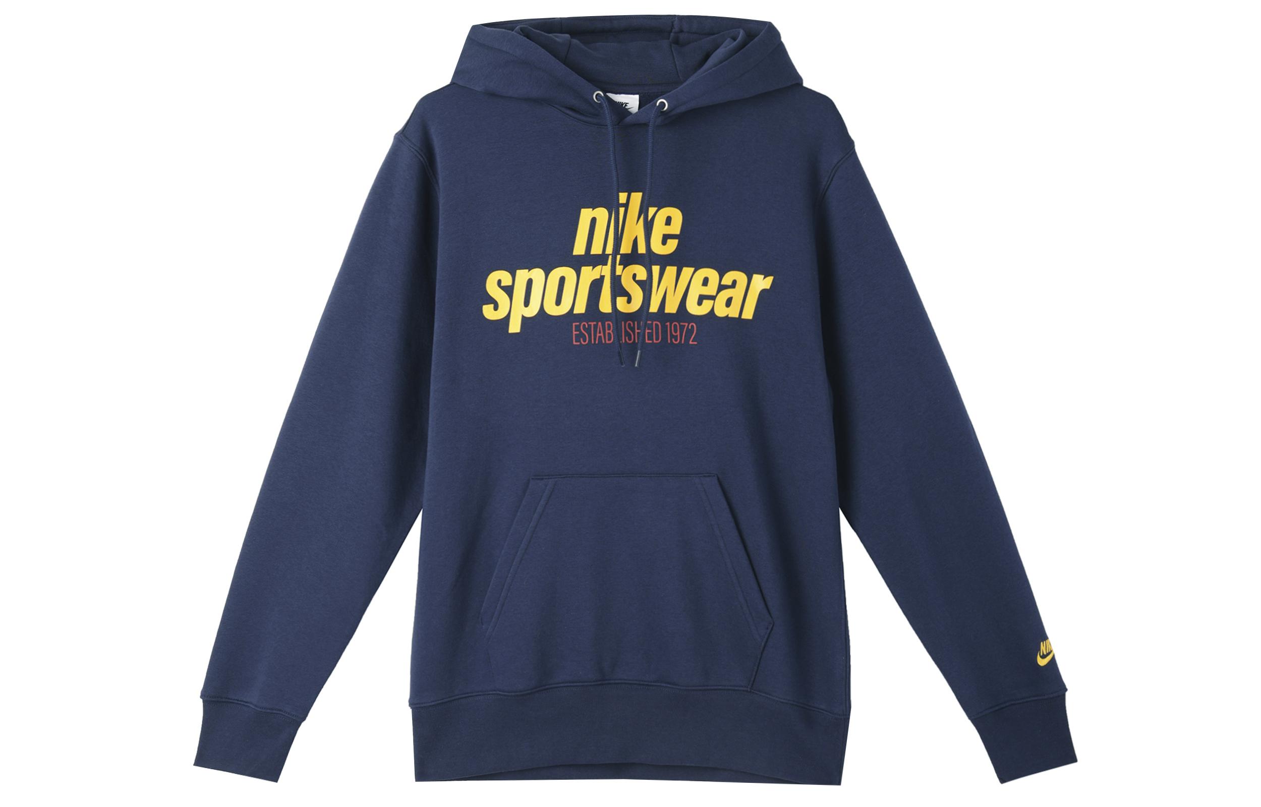 Nike Club Sportswear BB PO HDY NSW GFX Sweatshirt Men s Blue HJ2160-451 XL