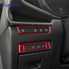 Echtfaser-Aufkleber aus Kohlefaser für Mazda 3 BP 2019-2025 Axela Start/Stopp-Knopfabdeckung Innenraum-Aufkleber