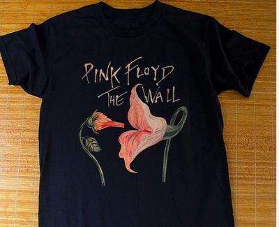Pink Floyd The Wall The Fecking Flowers Black Unisex T-shirt Size S-4XL