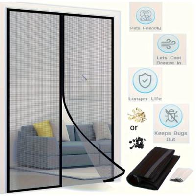 Upgrade Magnetischer Türvorhang Automatisches Moskito-Schließen Türgitternetz Anti-Insekten-Fliegen-Trennvorhang Mesh Sommerwerkzeuge