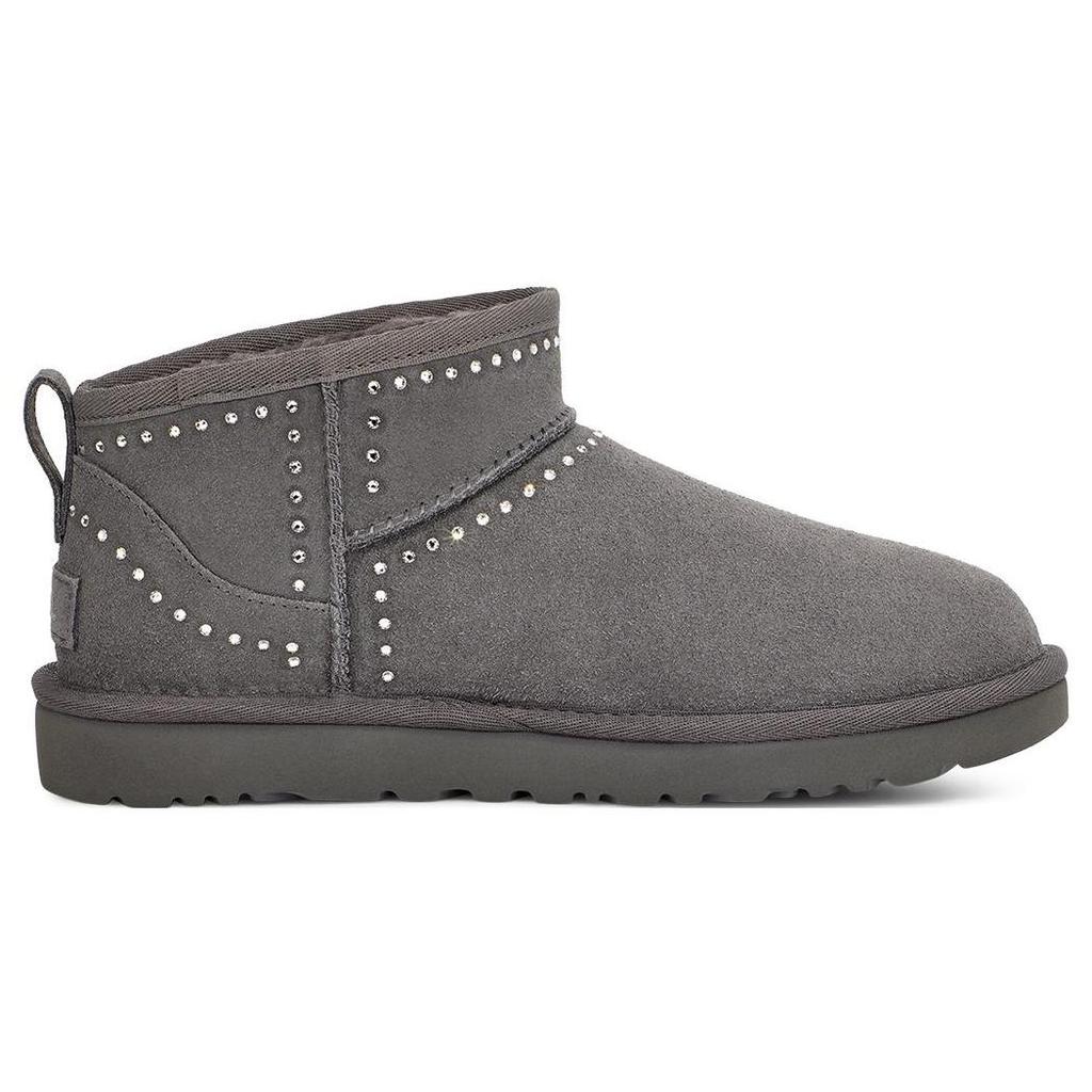 UGG Classic Ultra Mini Bling 'Dark Grey' Women's 1119871-CHRC