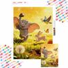 Dumbo Elephant Rabbit Squirrel Bird Diamond Painting Mosaic Diamond Art Painting Kit Handmade Diy Home Decoration