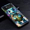 Cute Little Turtle Luxury Case for Samsung Galaxy Z Flip4 Flip3 5G PC Hard Cell Phone Shell Z Flip 4 3 Black Zflip4 Zflip3 Cover
