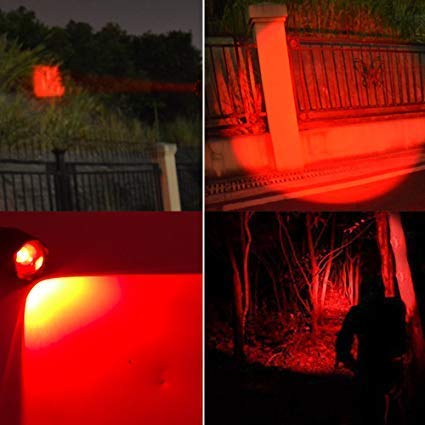 Red Light, Red Light Flashlight Super Bright Red LED Light