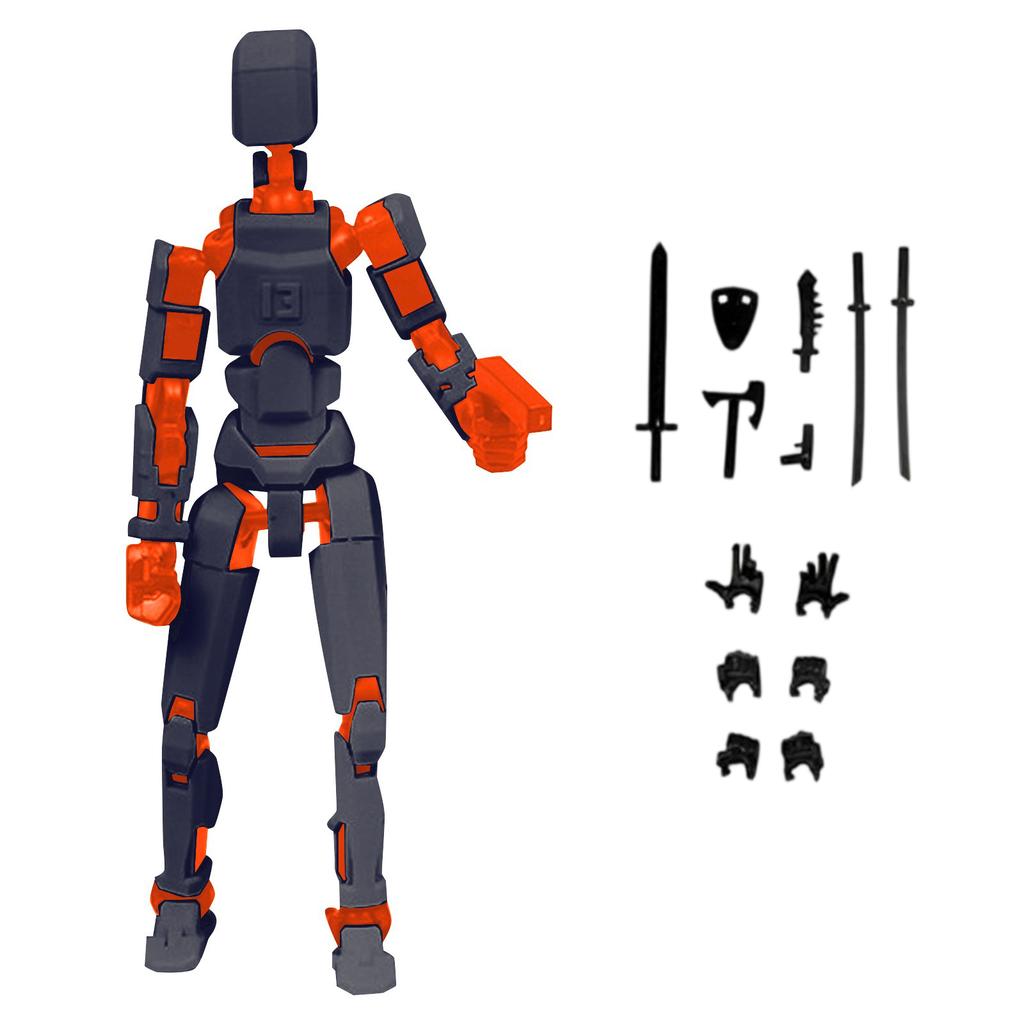 Puppe 13-Gelenk bewegliche 3D gedruckte Puppe Spielzeug 3. Generation Dummy Puppe DIY Ganzkörper Dekompression