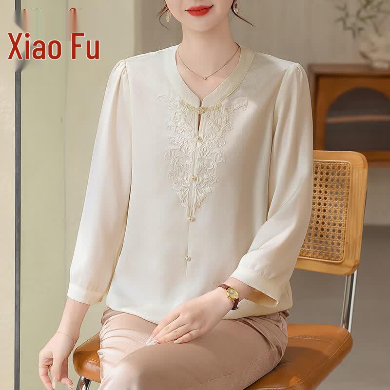 Xiaofu Elegant New Chinese Style Summer Top 4XL