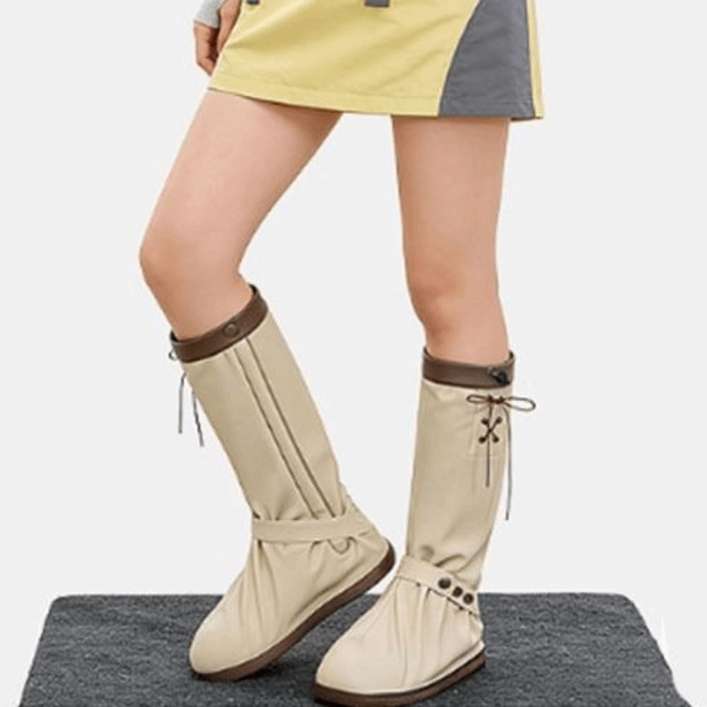 Rain Proof Rain Shoe Cover Non-Slip Wear-resistant Waterproof Boot Cover Mud-proof Reusable Isolation Foot Cover Outdoor