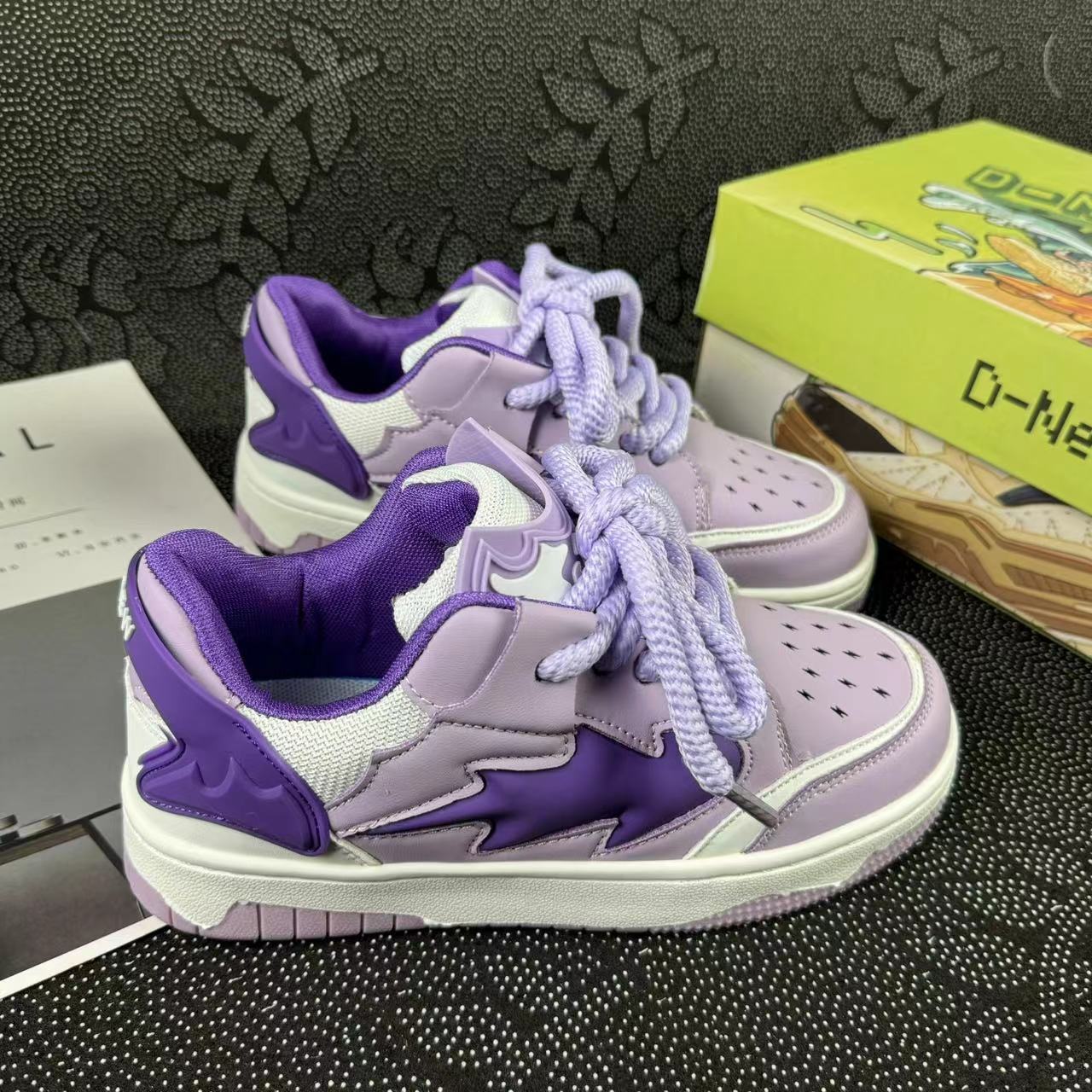 

Женская повседневная обувь 2024 года, новый дизайн, мужская вулканизированная обувь, ретро-спортивная обувь, модные массивные кроссовки, женская обувь для женщин 36 фиолетовый