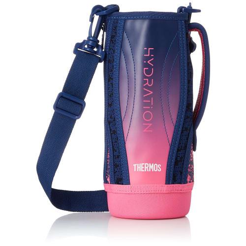 Thermos Replacement Sports Bottle FHT-1001F with Handy Pouch, Navy Pink (NV-P)