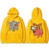 Japanese Anime Chainsaw Man Denji Pochita Skeleton Funny Graphic Hoodie Unisex Clothing Cartoon Casual Oversized Sweatshirt