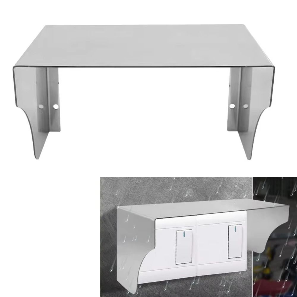 Stainless Steel Doorbell Rain Cover 12.5-50cm Length Outdoor Switch Protection  Outdoor Use