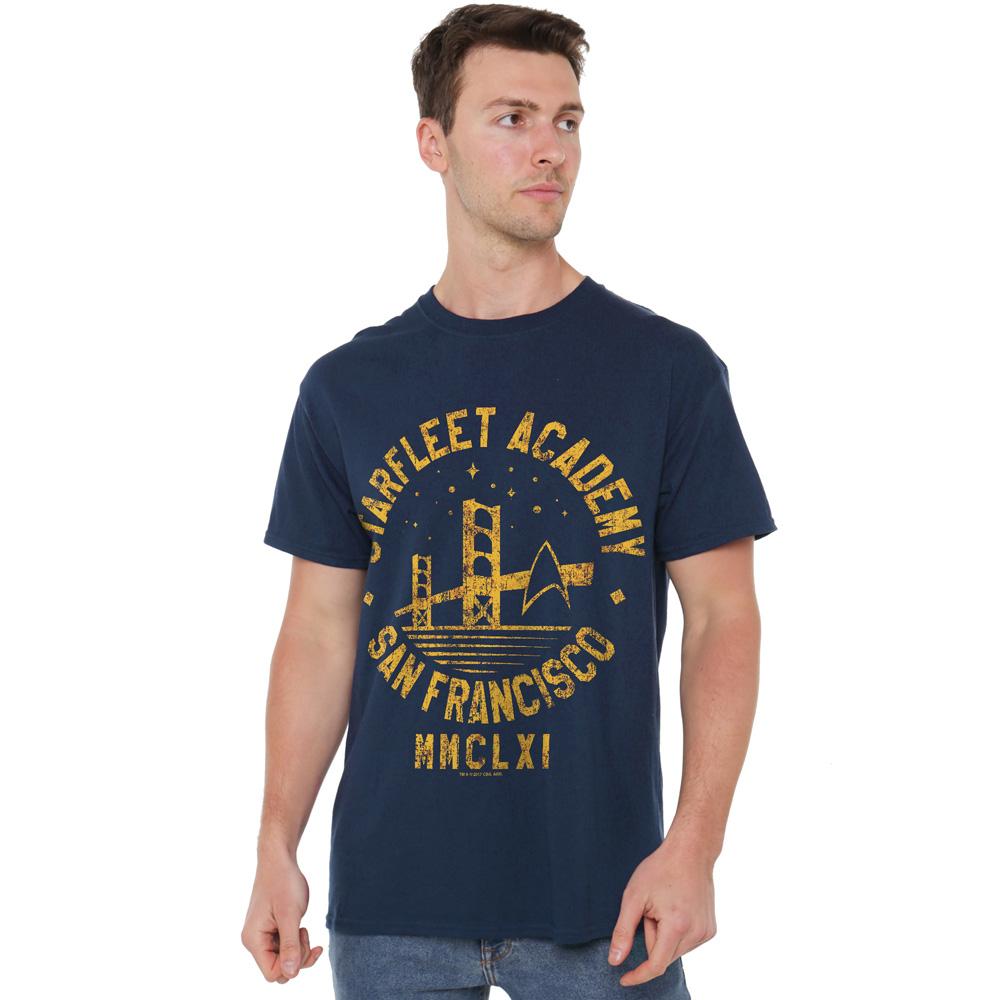 STAR TREK Mens Bridge Collegiate T-Shirt