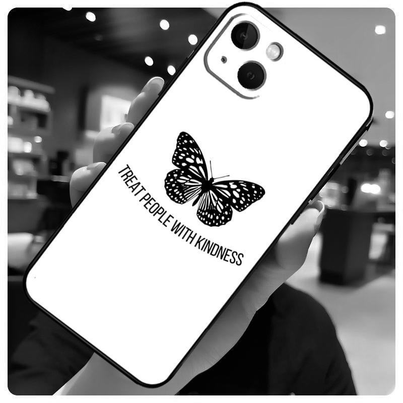 Treat People With Kindness Case For iPhone 16 14 15 Pro Max 12 13 Mini 11 15 Pro Max Plus X XS Max XR Phone Cover