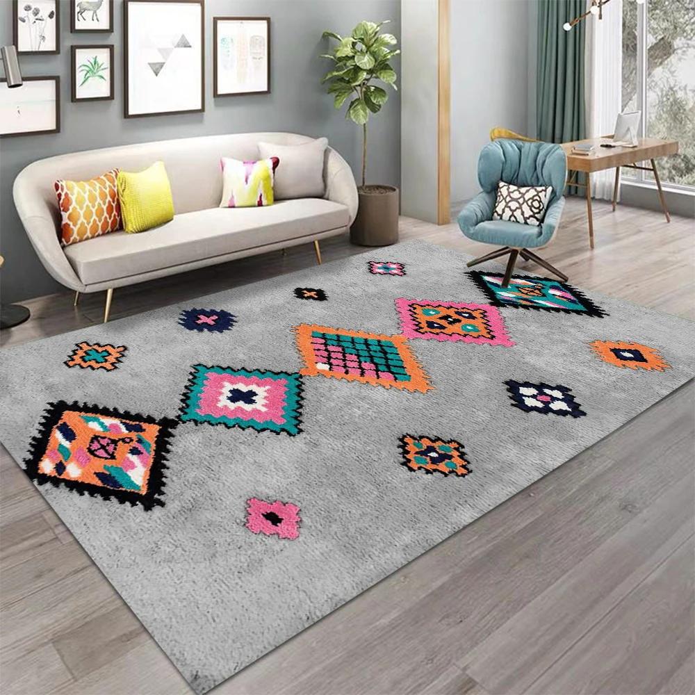 Klassiker Böhmisch Nordisch Türkisch Kelten Teppich Teppich für Zuhause Wohnzimmer Schlafzimmer Sofa Fußmatte Dekor Kinderbereichsteppich Rutschfeste Bodenmatte