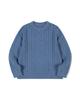 MOAA Classic Cable Knit Top (Azure)