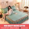 Cool Bed Skirt Lace Bedspread Princess Style Bedding Sets with Pillowcases Beautiful Bed Spreads Queen King Size Beddings