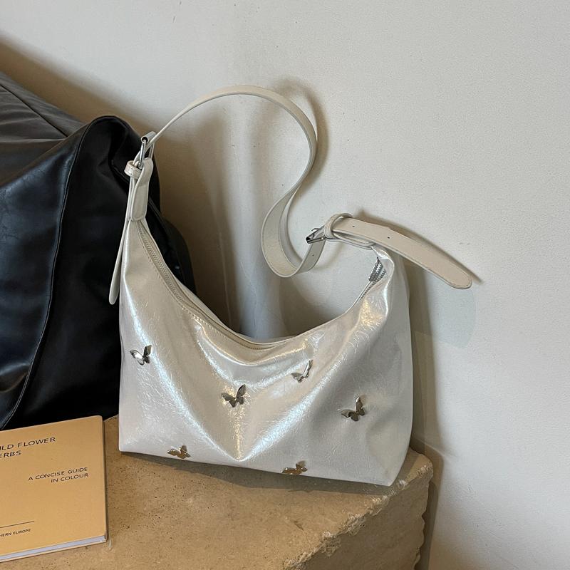 Модная плиссированная сумка-бабочка подмышкой для женщин — фото 7