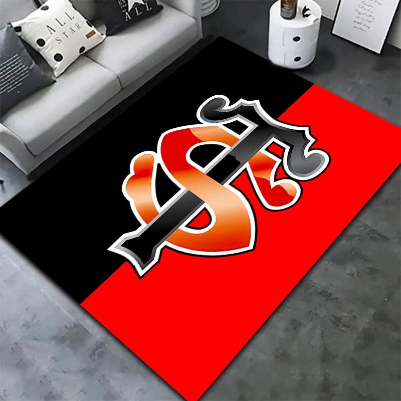 Stade Toulousain Carpet Rug for Living Room Bedroom Home Sofa Decoration,Kids play Non-slip Floor Mat
