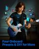 ENYA Nova GO Sonic Smart Elettrica Fibra di Carbonio 10W App Facile Blu Chitarra, Set per Principianti, Costruzione, Altoparlante, Multi-Effetti Integrati, Controllo,