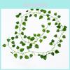 Elegant Plant Garland Ivy Decor Plastic Hot Green Home Foliage Flower Leaf Decorations For Stylish Living Spaces