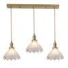 Ceiling Luminaire LED Pendant Lamp Home Decor Living Room Bedroom Kitchen Copper Glass Hanging Light Fixtures Chandelier Ceiling