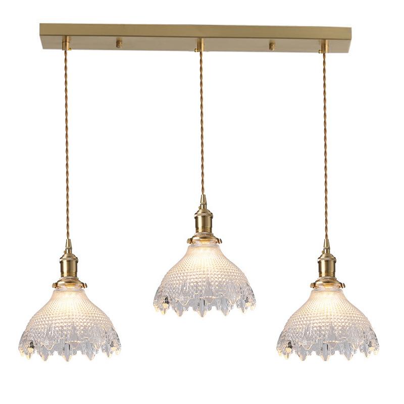 Ceiling Luminaire LED Pendant Lamp Home Decor Living Room Bedroom Kitchen Copper Glass Hanging Light Fixtures Chandelier Ceiling
