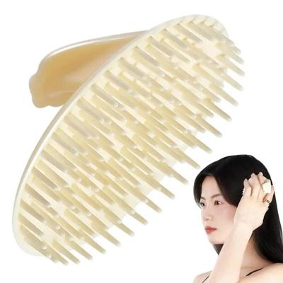 Spazzola per shampoo massaggiante per cuoio capelluto, scrub portatile per la pulizia del cuoio capelluto con setole morbide, massaggiatore per la cura dei capelli bagnati e asciutti per donne e la maggior parte