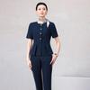 Women's Chic Summer Short-Sleeve Business Two-Piece Set