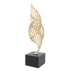 Modern Metal Sculpture Iron Luxury Abstract Art Statue Decorative Table Centerpiece Ornament for Living Room Office