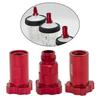 Aluminum Outlet Red Spray Gun Connector Adapter Spray Gun Disposable Pot Adapter