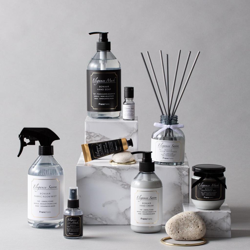 Francfranc Bonnier Deodoryzujący Zapach do Pokoju Czarny, (Eleganckie Piżmo)