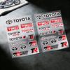 DFCMQJ1 FOR TOYOTA TRO Universal Multi-Purpose Reflective Waterproof Stickers Scratch Conceal For Auto Bike Helmet Mug Fridge Decoration