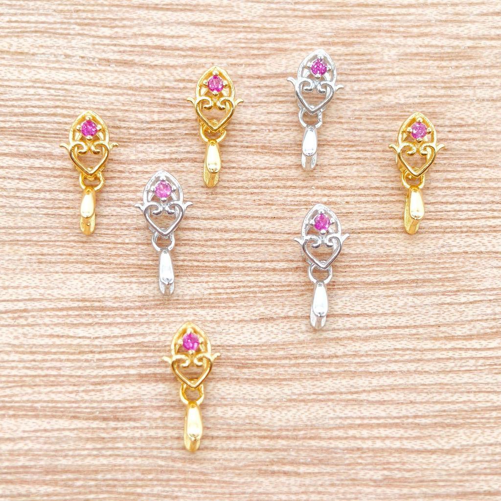 2025 Jade Pendant & s925 Silver Guanyin Buddha Clip Necklace Accessory