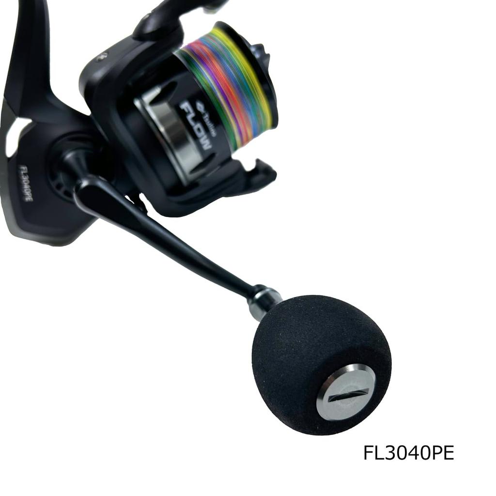 Tsulino FLOW SPIN 3040PE Reel with PE Round PE (Spinning Line) (FL3040PE (EVA Knob/Colored Line))