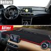 Car For MG HS EHS PHEV 2018     Dashboard Cover Avoid Light Pad Trument Panel Mat Case Carpets Accessories