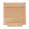 6-piece 1 set of 5.9-inch crochet square fence with needle, nail free bamboo board crochet square gift set