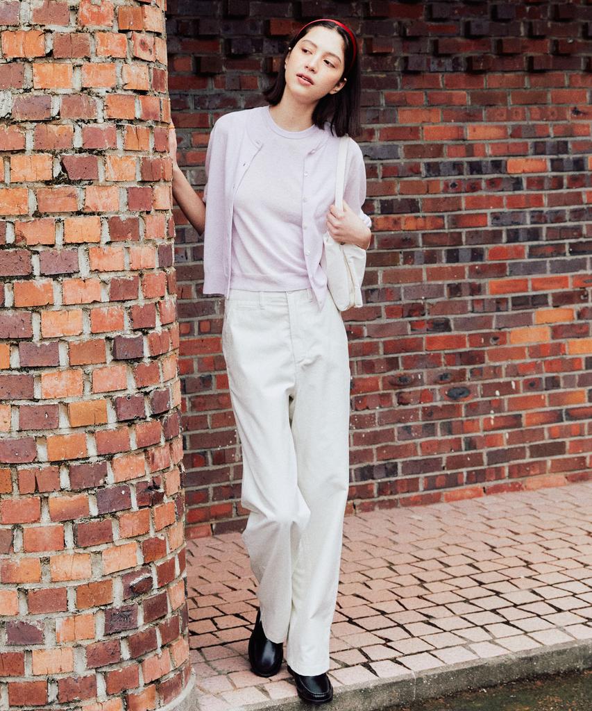 TTUDEMENT Coin Pocket Pants Ivory