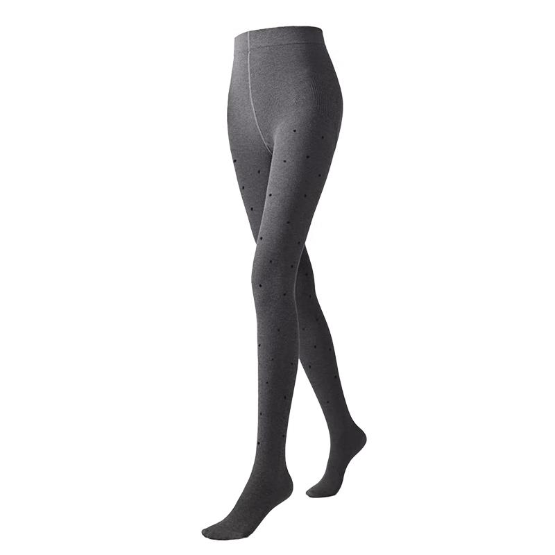 MaoRen Damen Polka Dot Thermo Strumpfhose