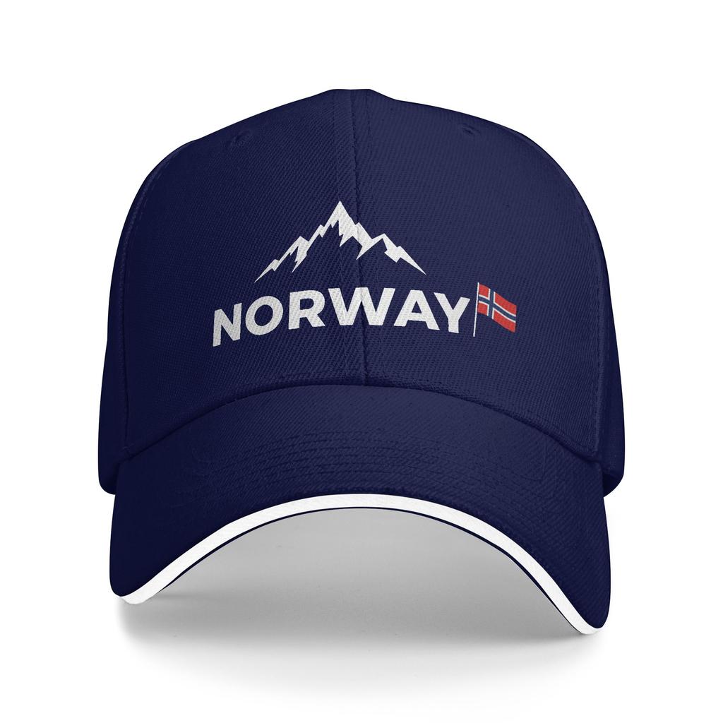 Jarní ležérní baseballová čepice Norsko Lov Kempování Trucker čepice Pro Unisex Dospělé Dropshipping Klasická Snapback čepice