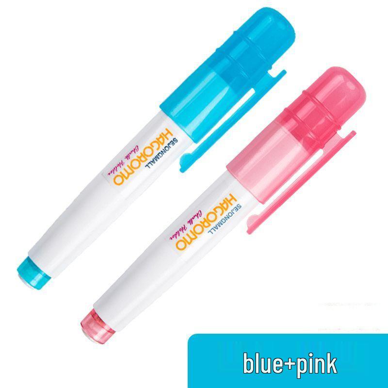 Feather Robe Dustless Chalk Set: White & Red Chalk with Anti-Stain Holder for Teacher and Children Use