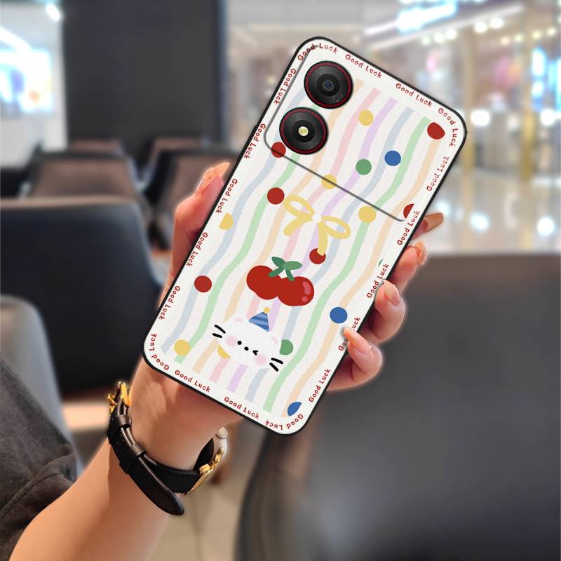 Urocze etui TPU na telefon ZTE Blade A34 Ochronne Trwałe Etui na telefon Modny Design Wodoodporny Silikon Odporny na wstrząsy