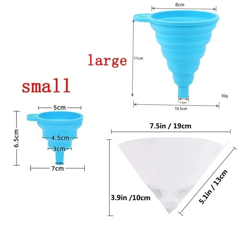 Paint Filter Paper Purifying Straining Cup Funnel Disposable 100 Mesh Paint Filte Mesh Conical Nylon Micron Paper 10/20/30/50Pcs