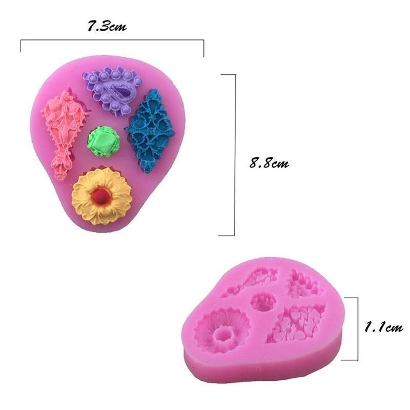 1 Pcs Diamond Shape Cake Molds Diamond Jewelry Silicone Cake 3d Decoration