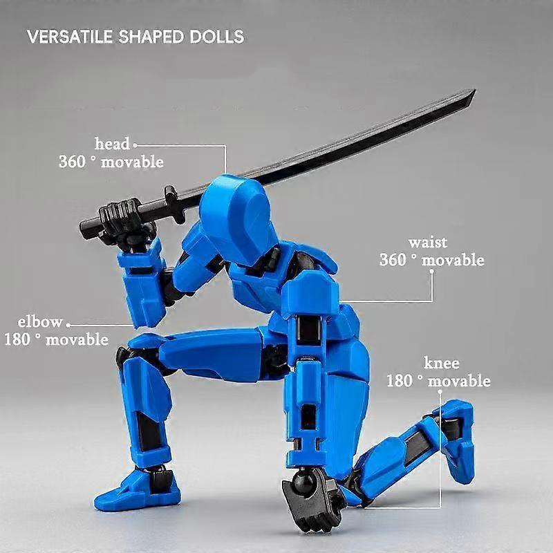 T13 Action Figure – Titan 13, Nova 13 – 3D Printed Multi-Jointed Moving Model Toy